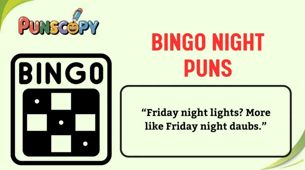 Bingo Night Puns