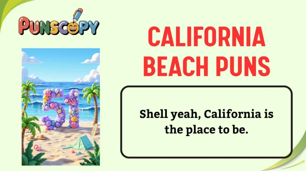 California Beach Puns
