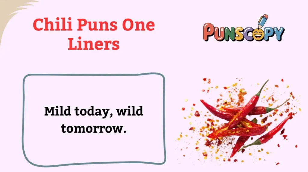 Chili Puns One Liners