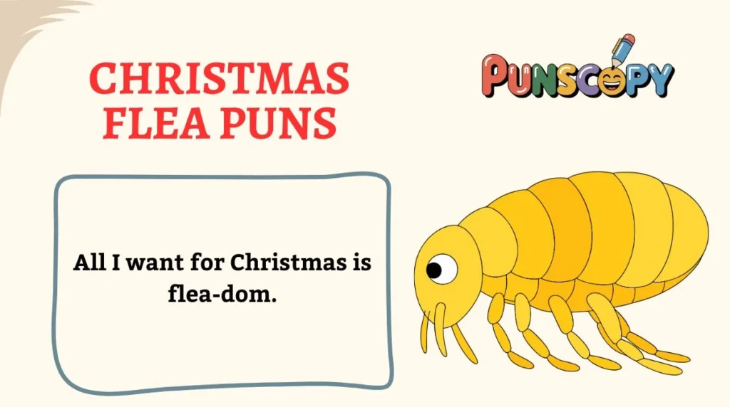 Christmas Flea Puns