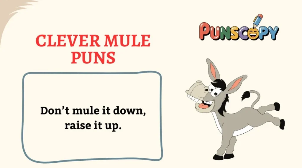 Clever Mule Puns