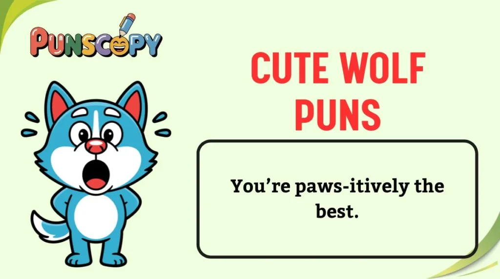 Cute Wolf Puns