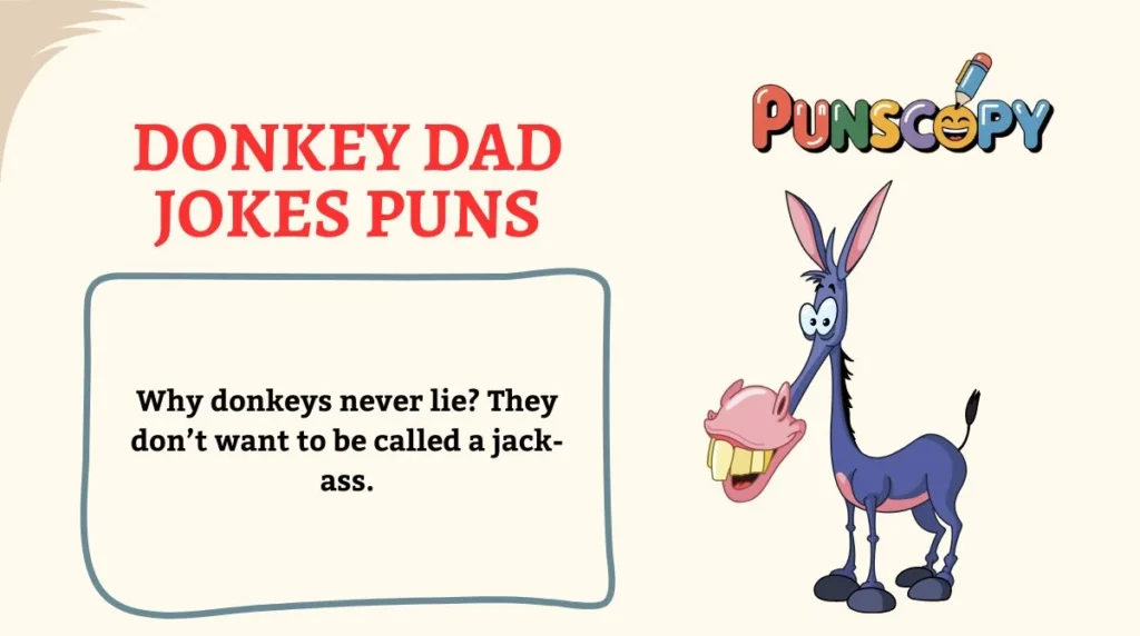 Donkey Dad Jokes Puns
