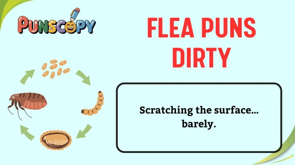 Flea Puns Dirty