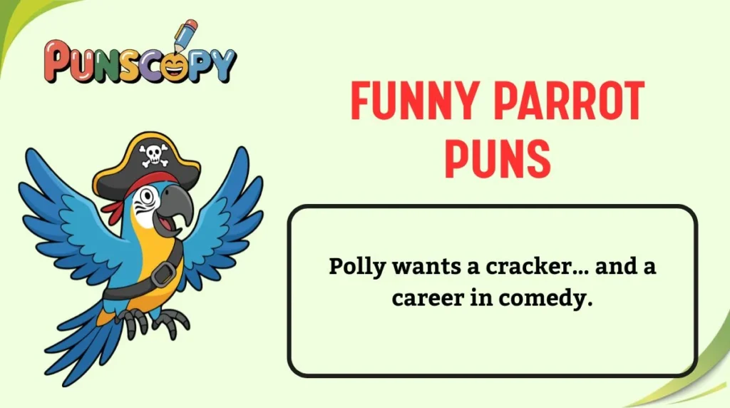 Funny Parrot Puns