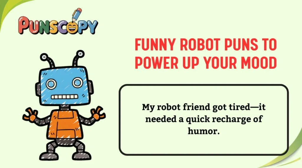 Funny Robot Puns to Power Up Your Mood
