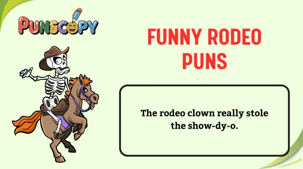 Funny Rodeo Puns