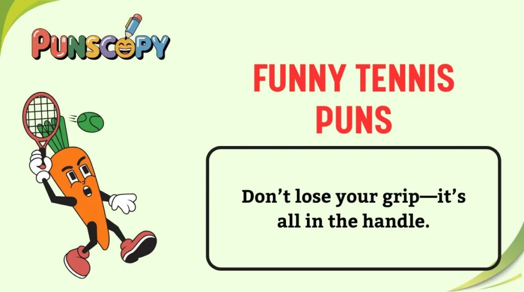 Funny Tennis Puns