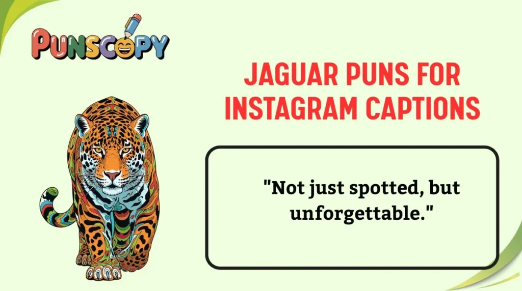Jaguar Puns for Instagram Captions