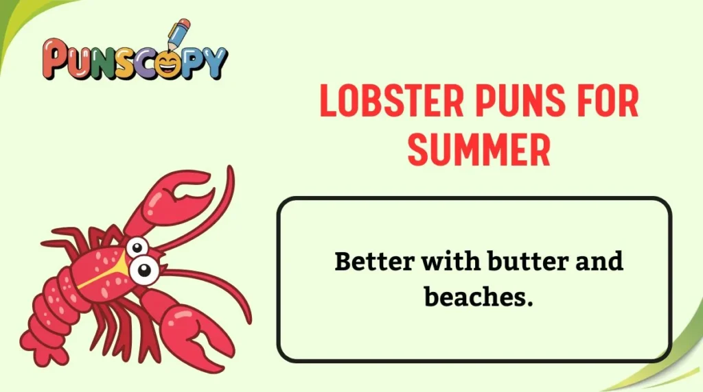 Lobster Puns for Summer