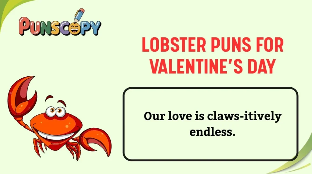 Lobster Puns for Valentine’s Day