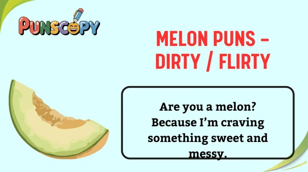 Melon Puns — Dirty / Flirty