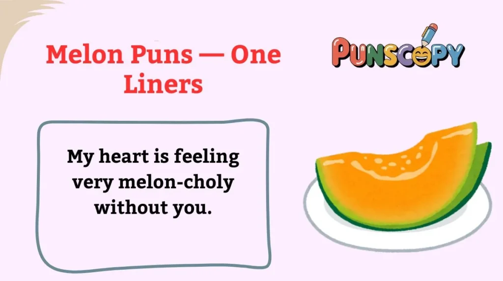 Melon Puns — One Liners