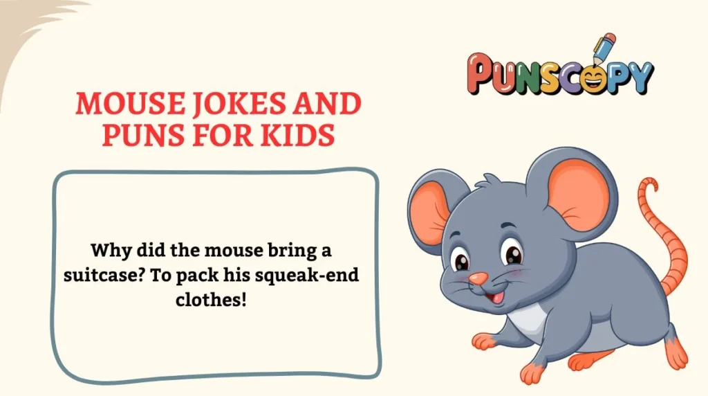 Mouse Jokes and Puns for Kids