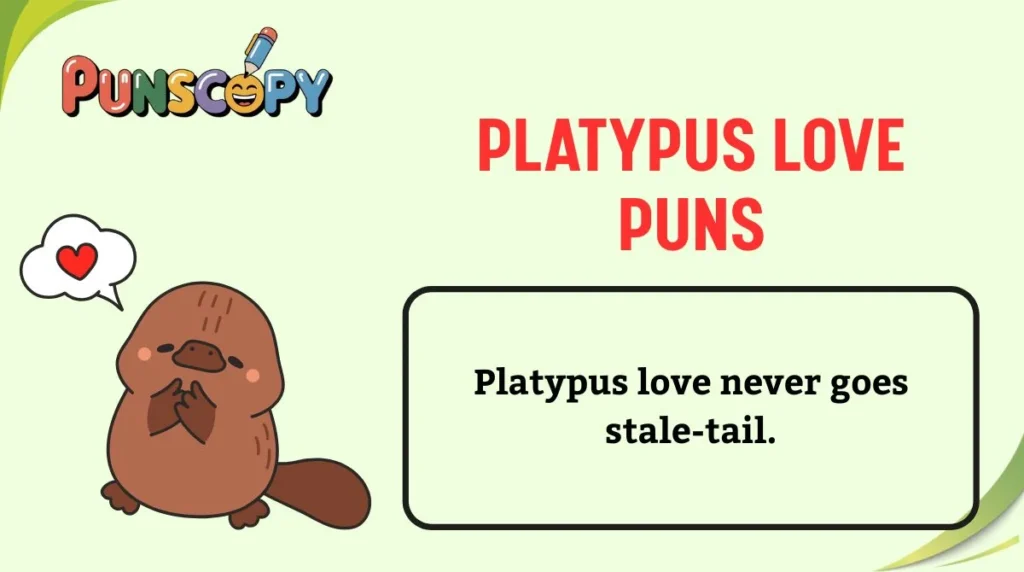 Platypus Love Puns