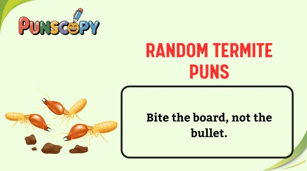 Random Termite Puns