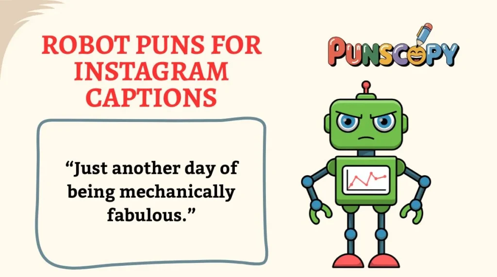 Robot Puns for Instagram Captions