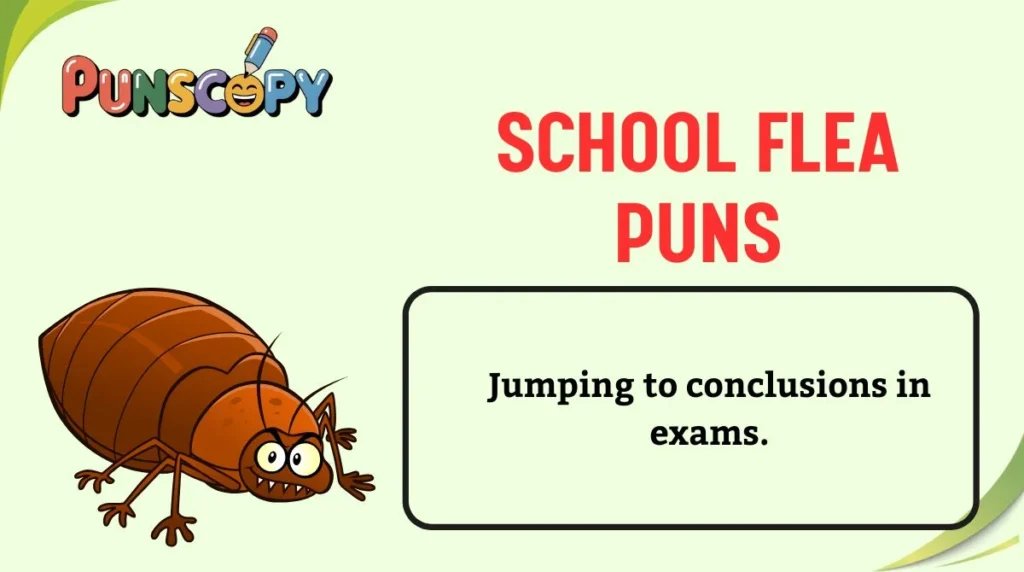 School Flea Puns