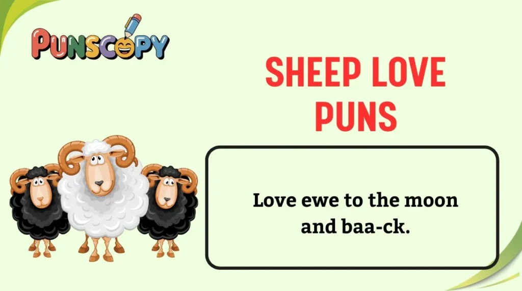 Sheep Love Puns