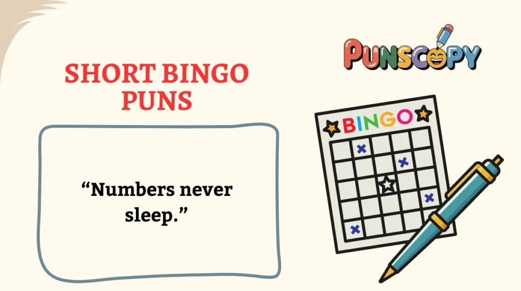 Short Bingo Puns