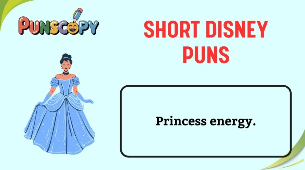 Short Disney Puns