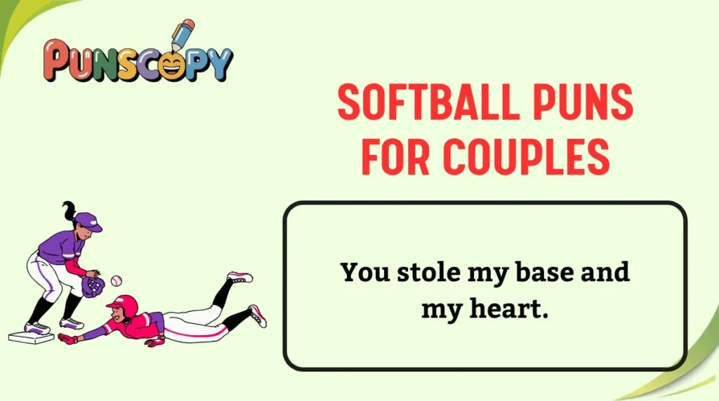 Softball Puns for Couples