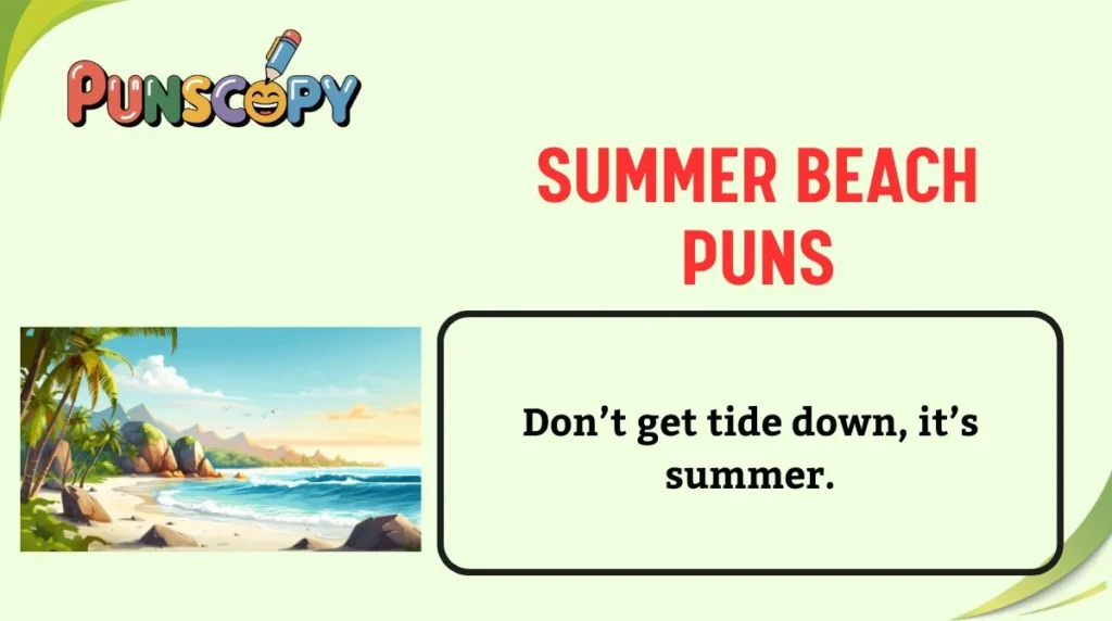 Summer Beach Puns