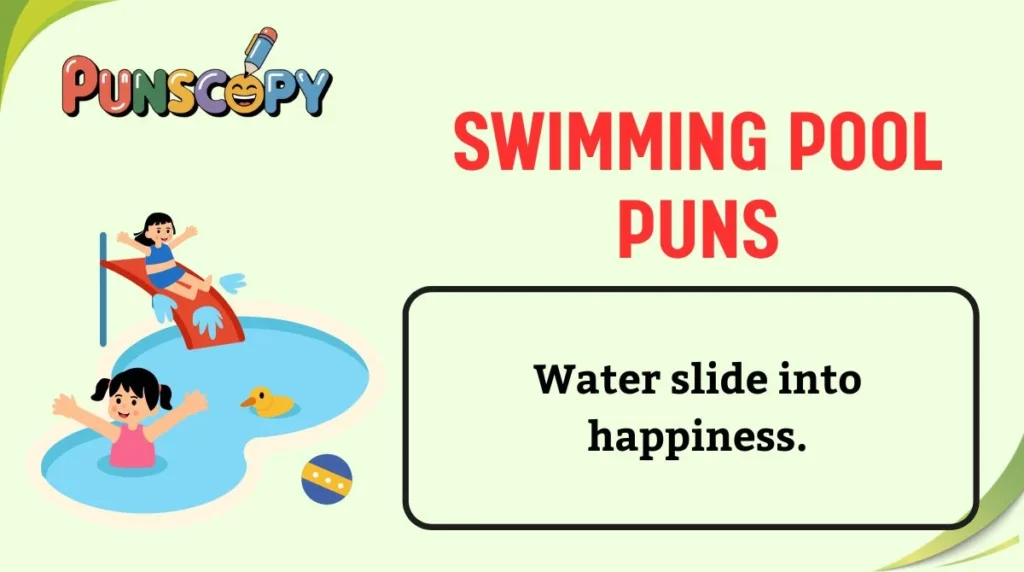 Swimming Pool Puns