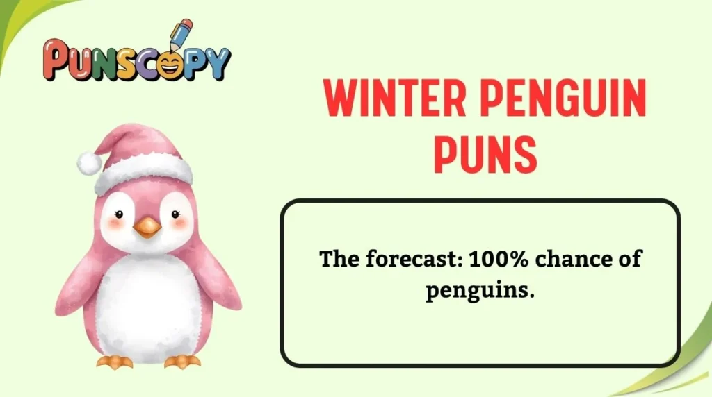Winter Penguin Puns