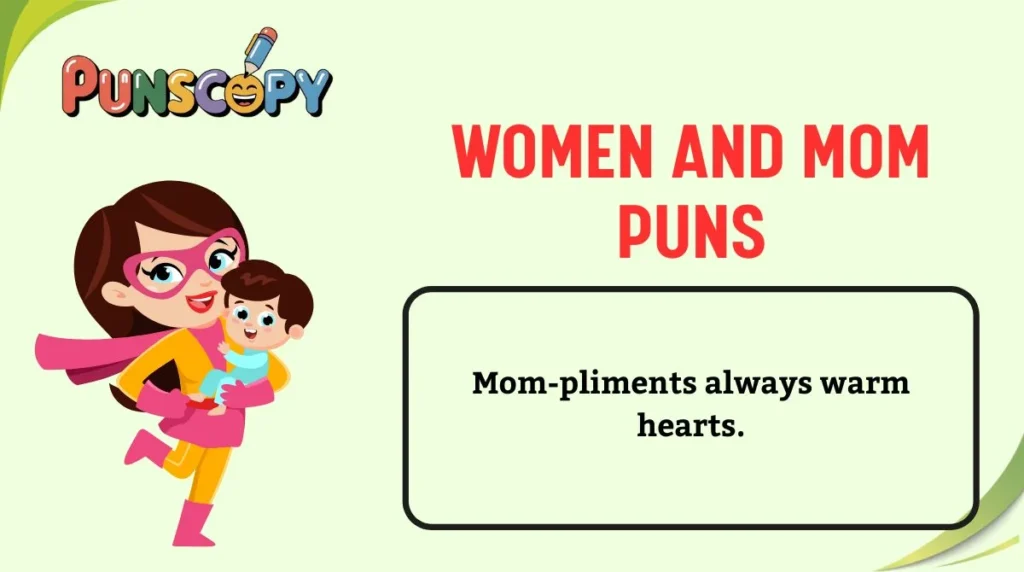 Women and Mom Puns