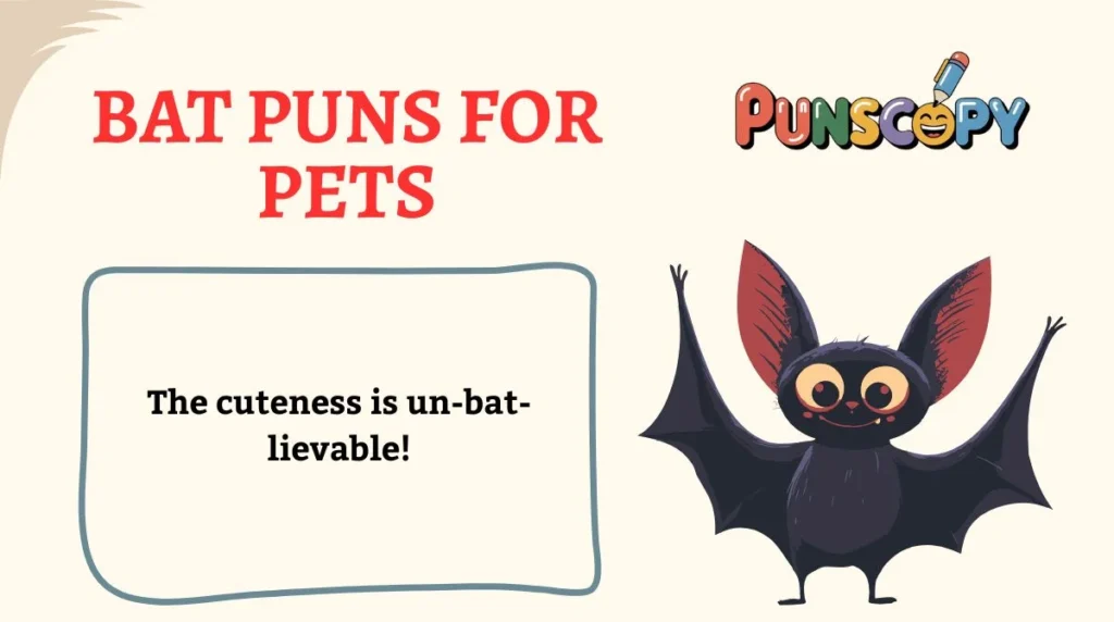 Bat Puns for Pets