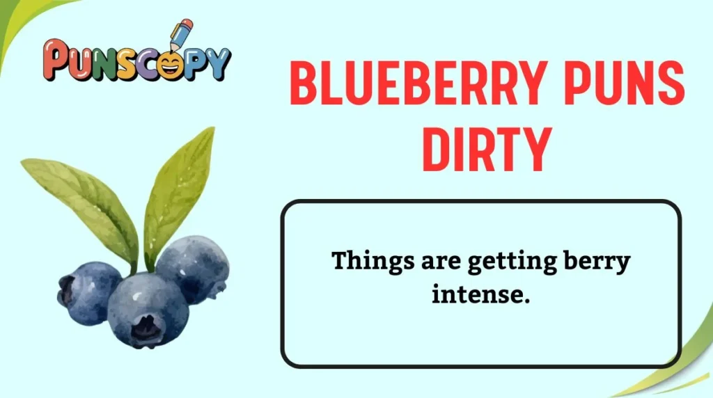 Blueberry Puns Dirty
