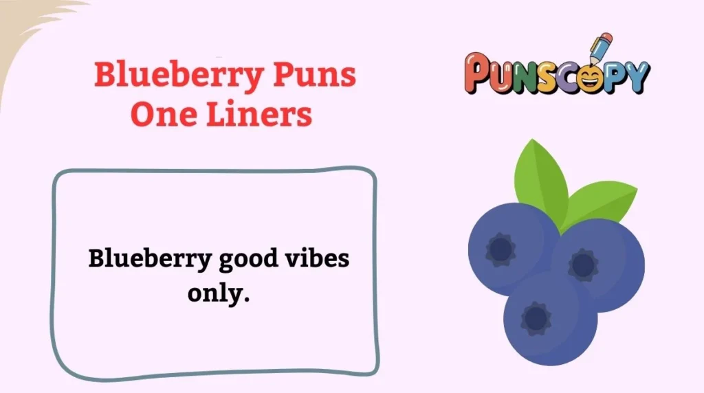 Blueberry Puns One Liners