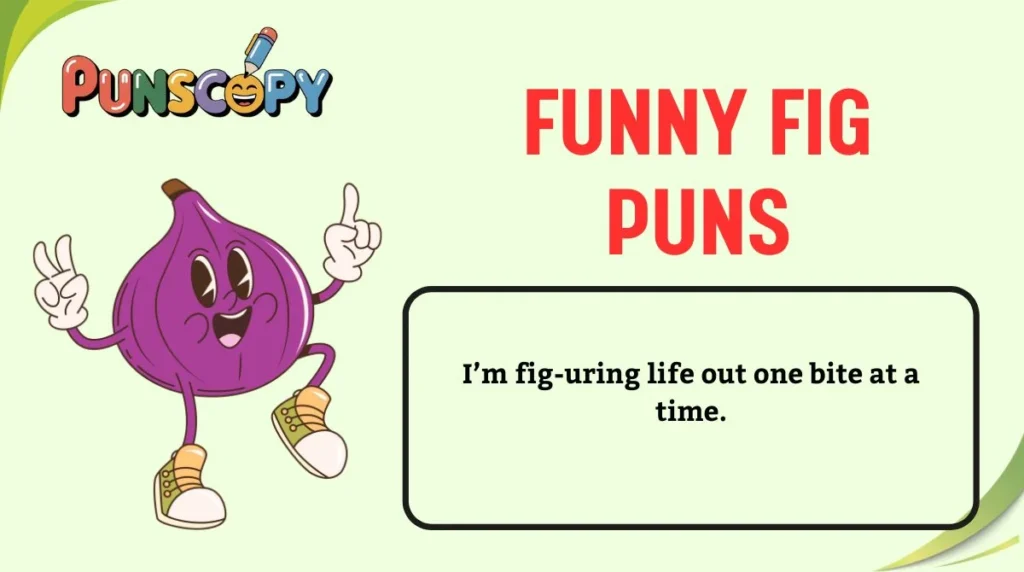 Funny Fig Puns
