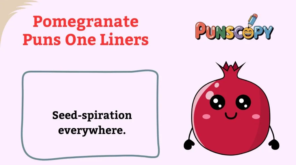 Pomegranate Puns One Liners
