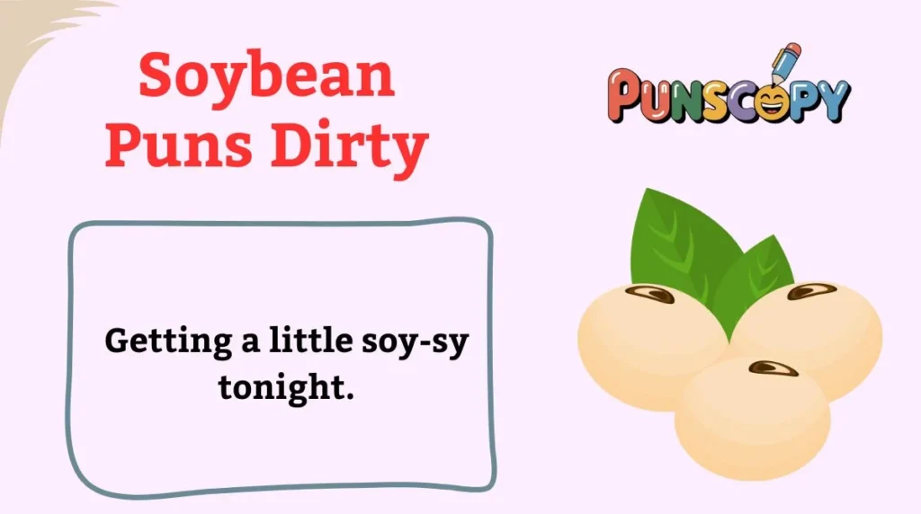 Soybean Puns Dirty
