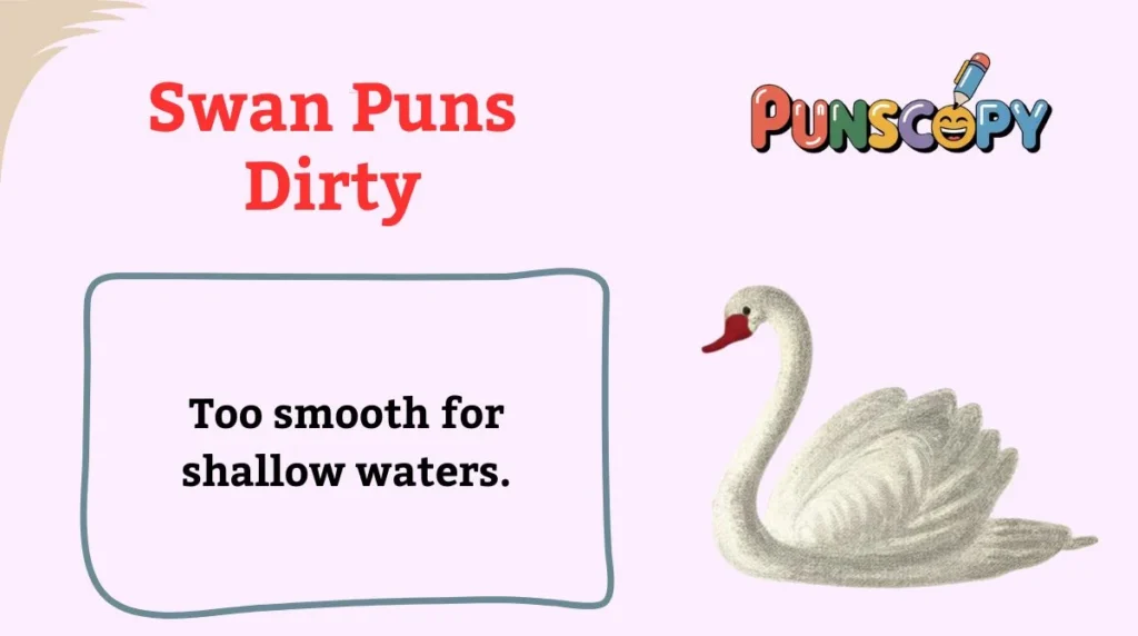 Swan Puns Dirty