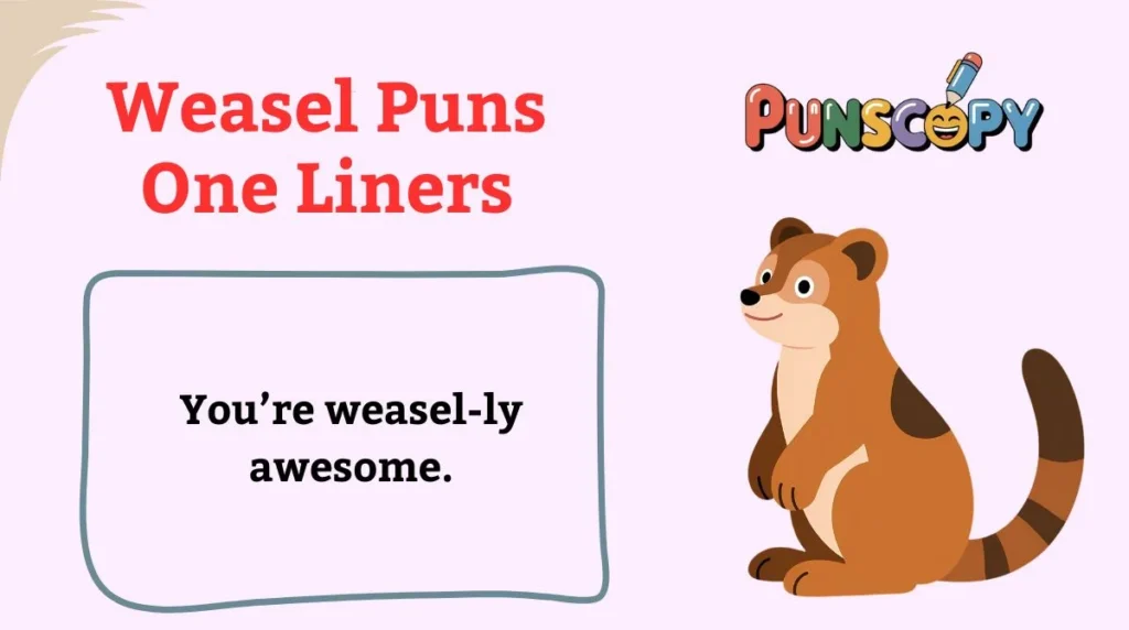 Weasel Puns One Liners
