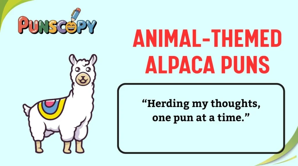 Animal-Themed Alpaca Puns