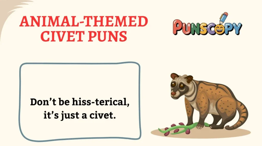 Animal-Themed Civet Puns