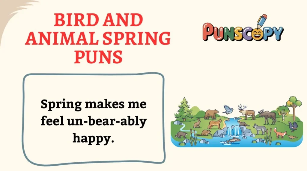 Bird and Animal Spring Puns