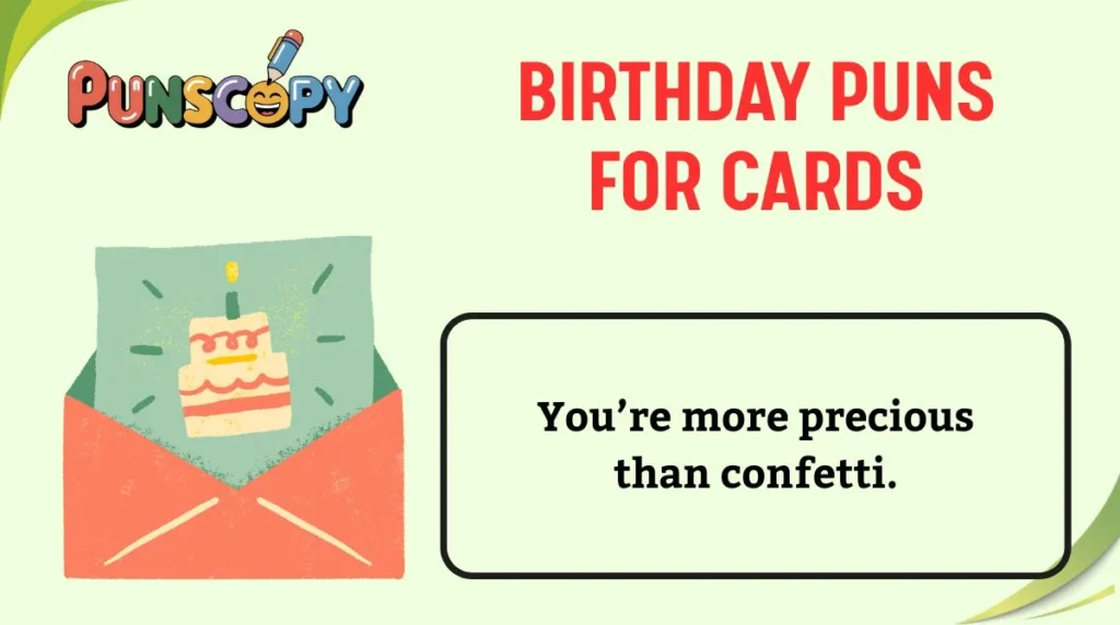 Birthday Puns for Cards