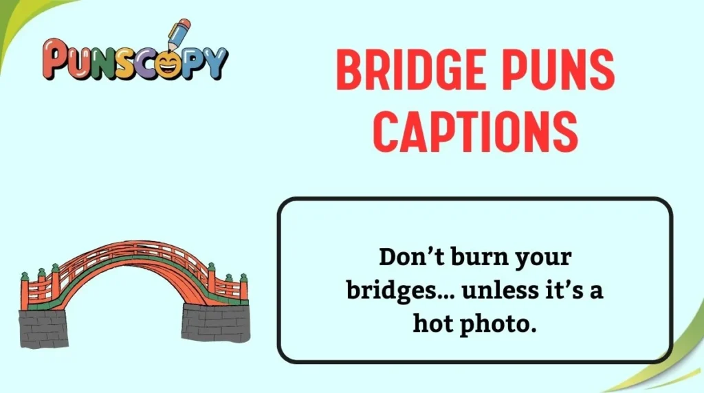 Bridge Puns Captions