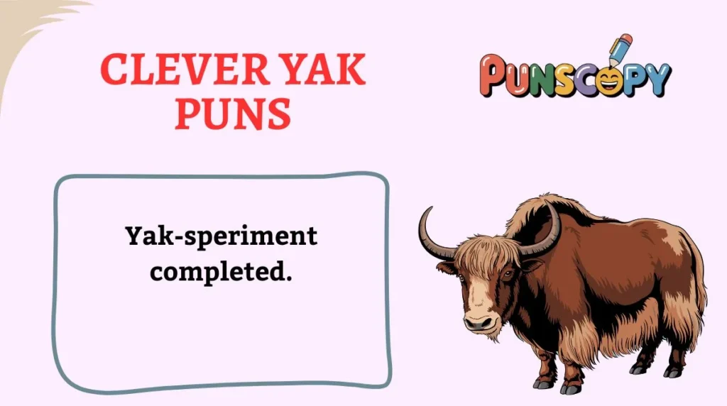 Clever Yak Puns