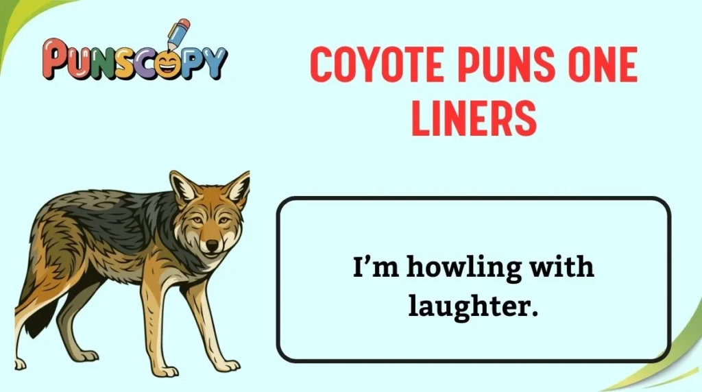 Coyote Puns One Liners
