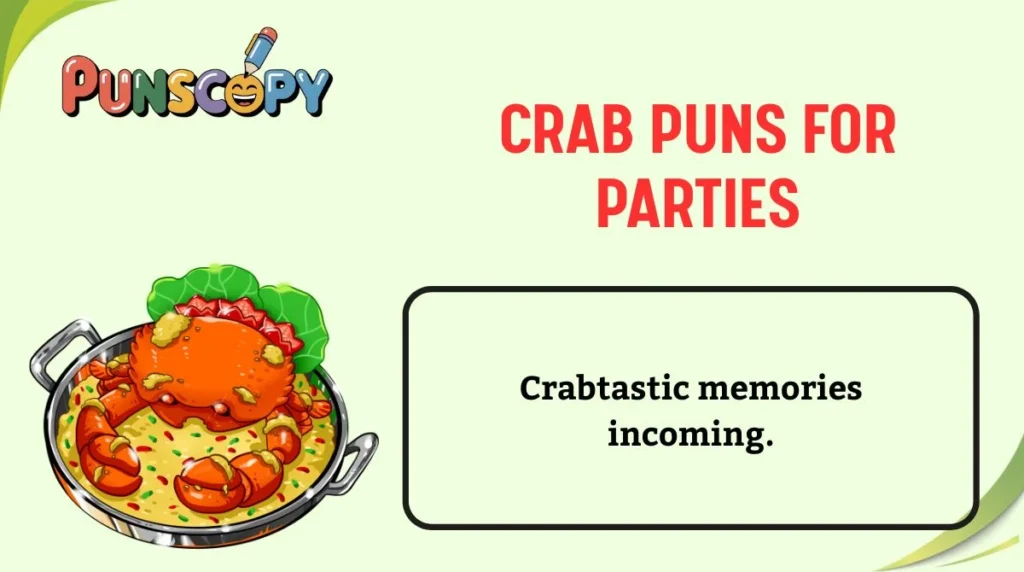 Crab Puns for Parties