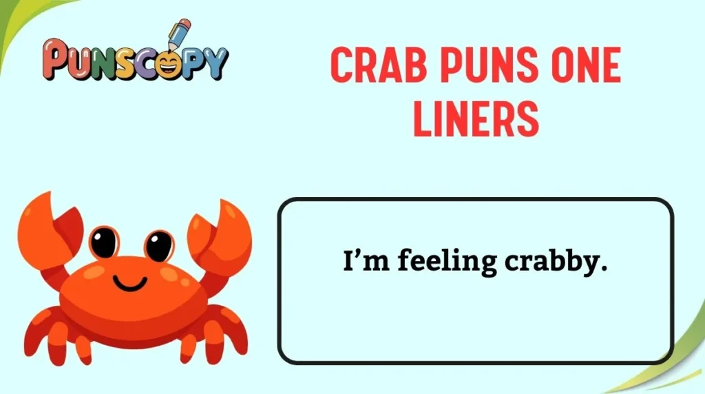 Crab Puns One Liners