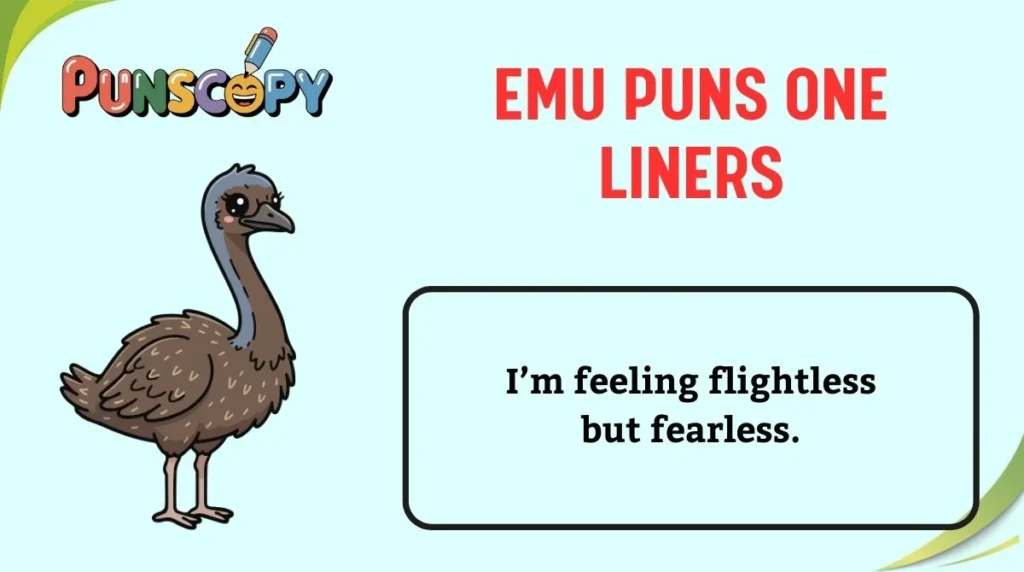 Emu Puns One Liners