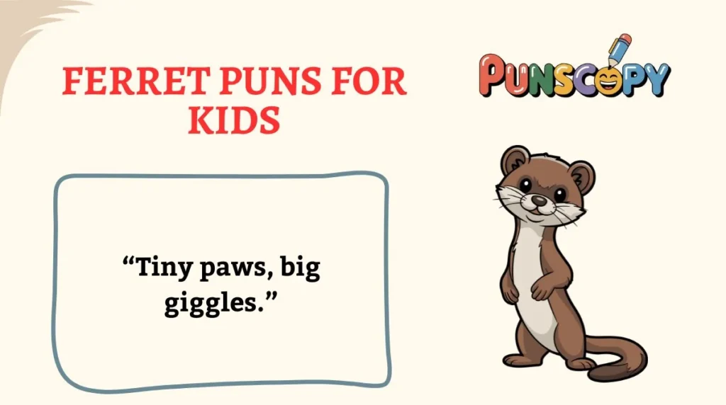 Ferret Puns for Kids