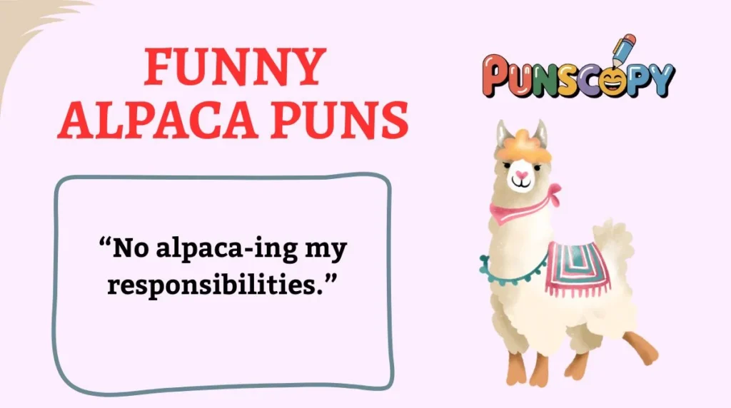 Funny Alpaca Puns